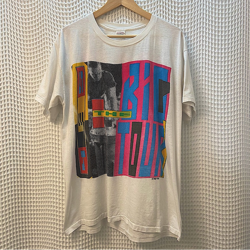 YES The Big Tour 1987-88 Colorful Graphic Concert T Shirt